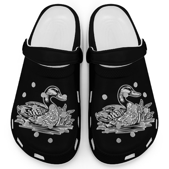 Duck Bird Nature Pond Clogs