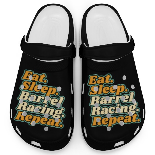 Barrel Racing Barrel Racer Rodeo Western cute Clogs
