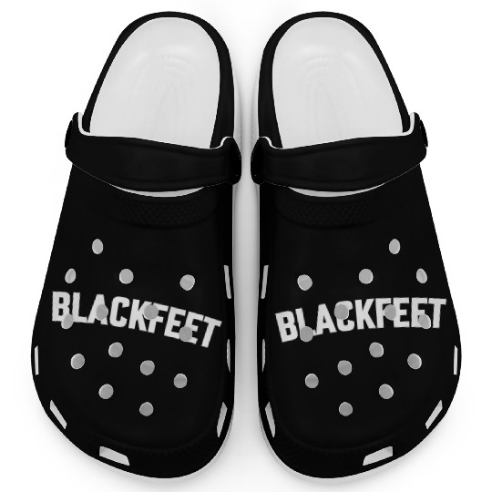 BLACKFEET travel nature retro Clogs
