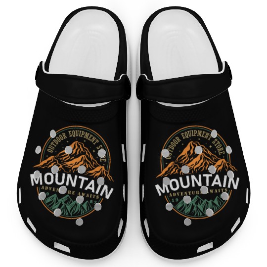 The mountains call hiking rock climbing Clogs