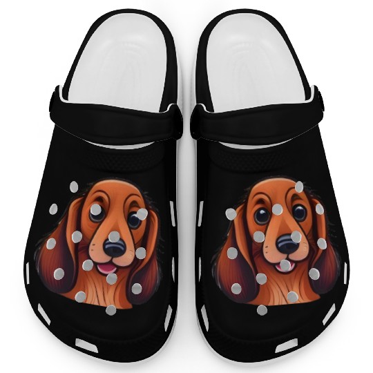 Sweet Dachshund Clogs