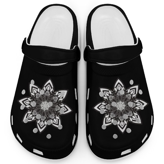 Mandala Flower Clogs