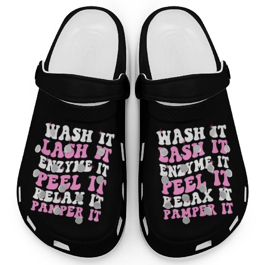 Cute Licensed Esthetician Skincare Clogs