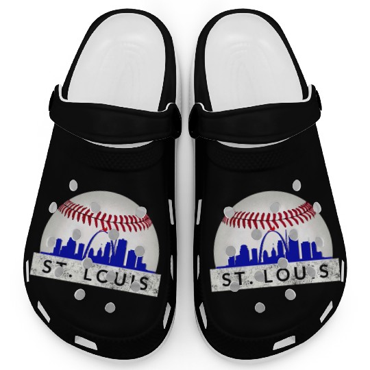 Saint Louis Red Cardinal Dress Hometown Skyline Gi Clogs