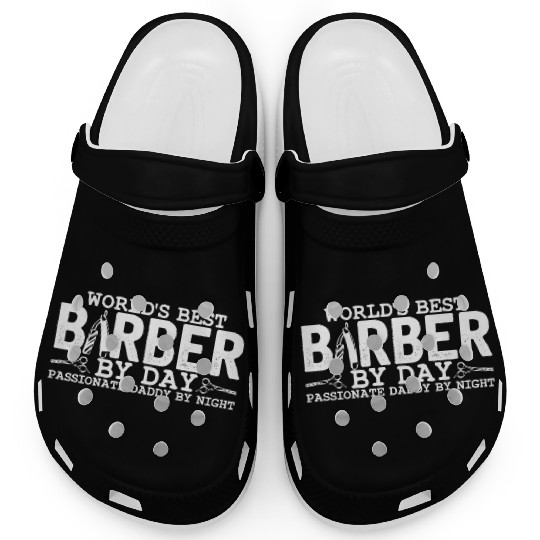 Barber Dad Hairstylist Hairdresser Hair Clogs