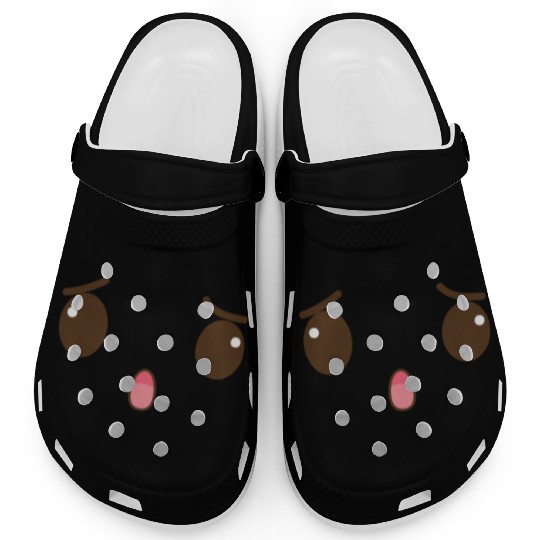 Surprised Cute Face summer Clogs