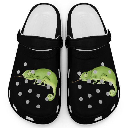 Green Chameleon Clogs