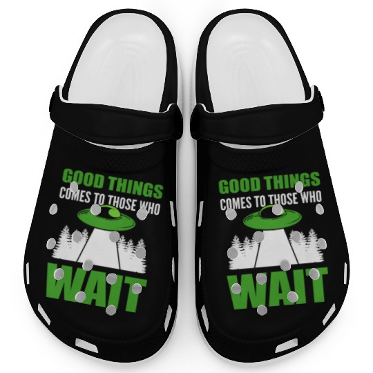 Those Who Wait Hopeful Person Gift Clogs