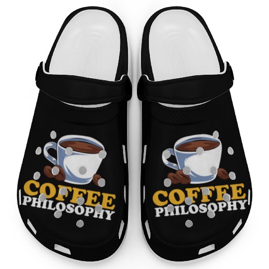 Coffee Philosophy Teacher Poetry Science Coffee Clogs