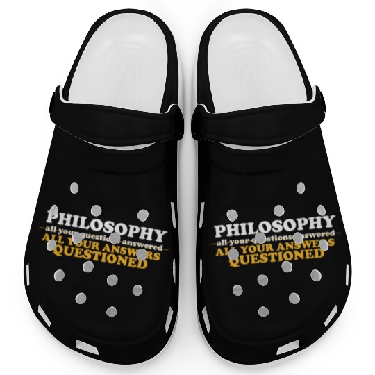 Philosophy Teacher Poetry Reading Book Science Clogs
