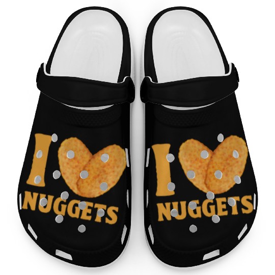I Love Chicken Nuggets Clogs