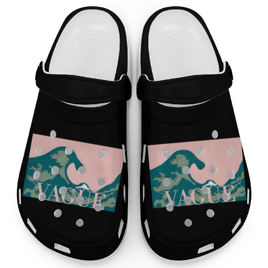La Grande Vague The Great Wave Clogs