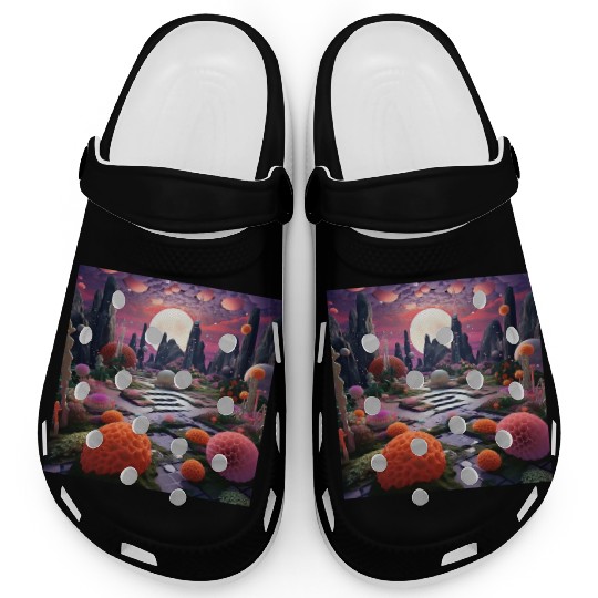 Visually Pleasing Moonlight Coral [Surreal Aesthet Clogs