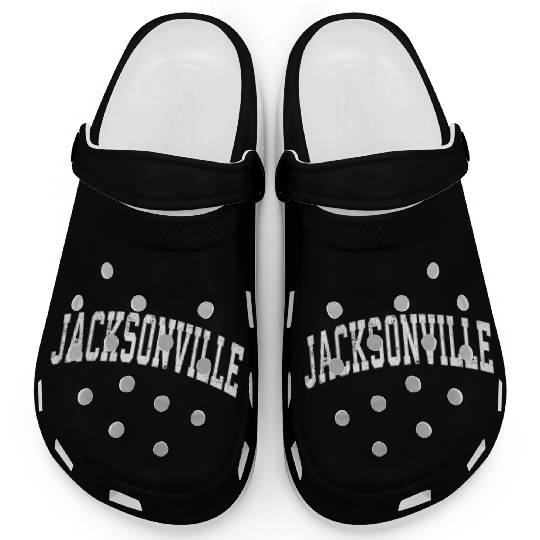 Jacksonville Florida Fl Vintage Varsity Sports Tex Clogs
