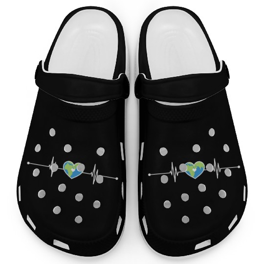 Heart Beat Earth Clogs