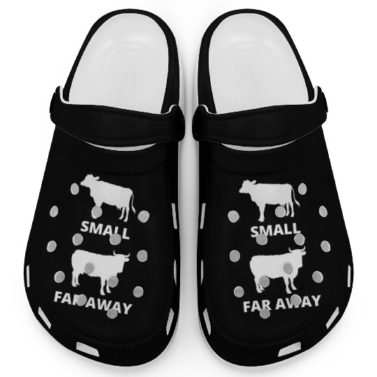 Small Cow Far Away Clogs Funny Father Ted Dougal
