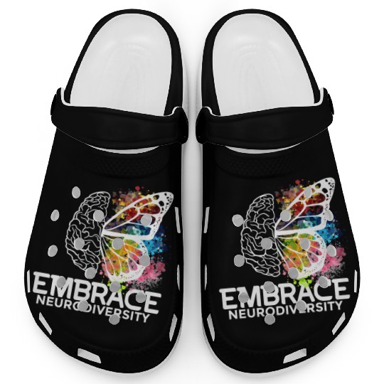 Embrace Neurodiversity - Adhd Awareness Clogs