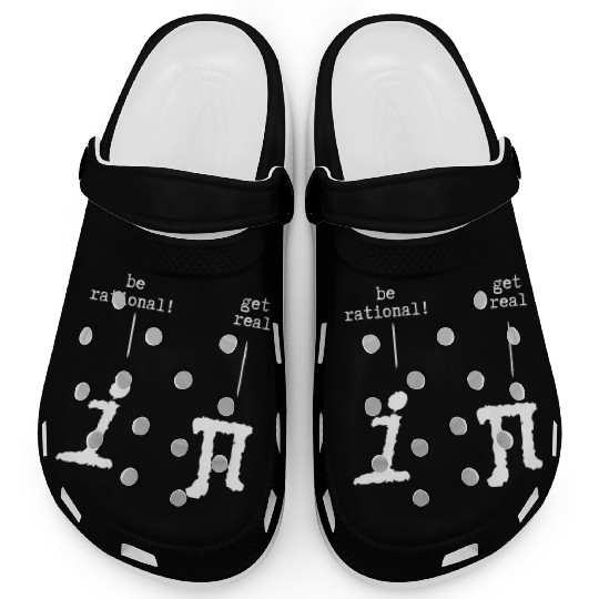 Funny Math circle number pi quote cool Clogs