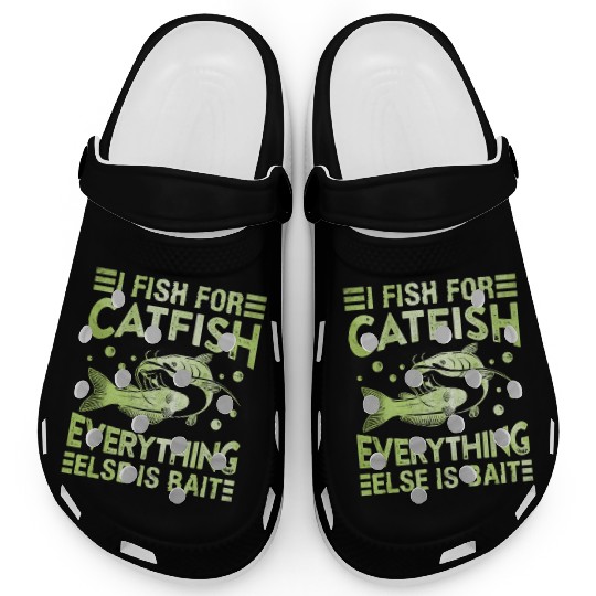 Catfish Hobby Angler I fish for Catfish Fishing Clogs