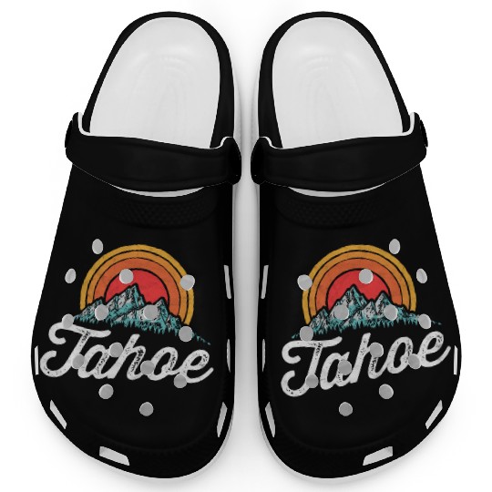Lake Tahoe Mountain 80s Clogs