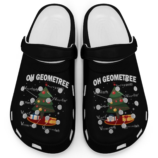 Math Geometree Tree Geometry Teacher Clogs