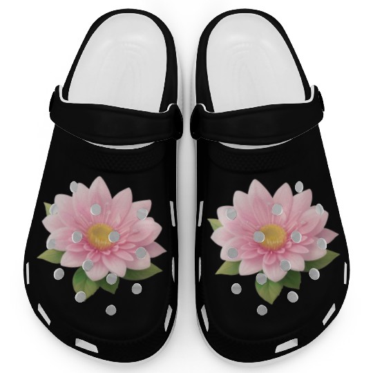 Lovely Pink Little Flower - Water Lily Clogs