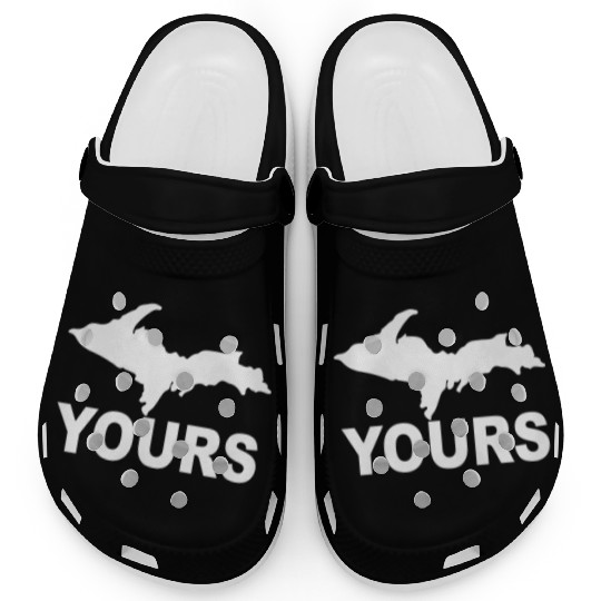 Up Yours Upper Peninsula Yooper Humor Clogs