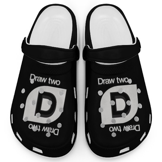Uno Draw Two Card Clogs