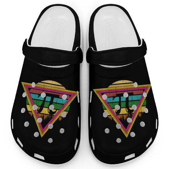 Retro Vintage Pi Day Funny Math Nerd Mathematics Clogs