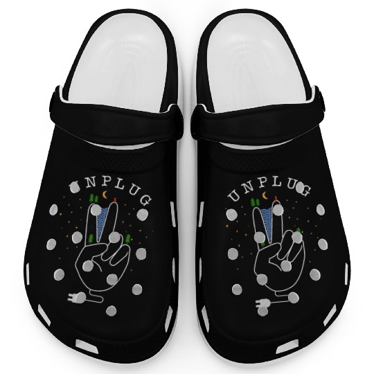 Unplug - nature, forest and mountains Clogs