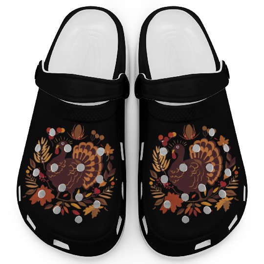 Turkeys, Harvest, and Gratitude Clogs