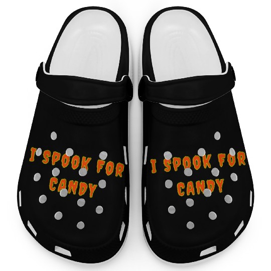 I Spook For Candy nostalgia Clogs