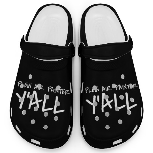 Plein Air Painter Y all green Clogs