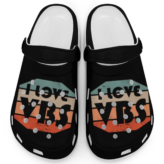 I Love VBS Summer Camp Vacation Bible School Crew Clogs