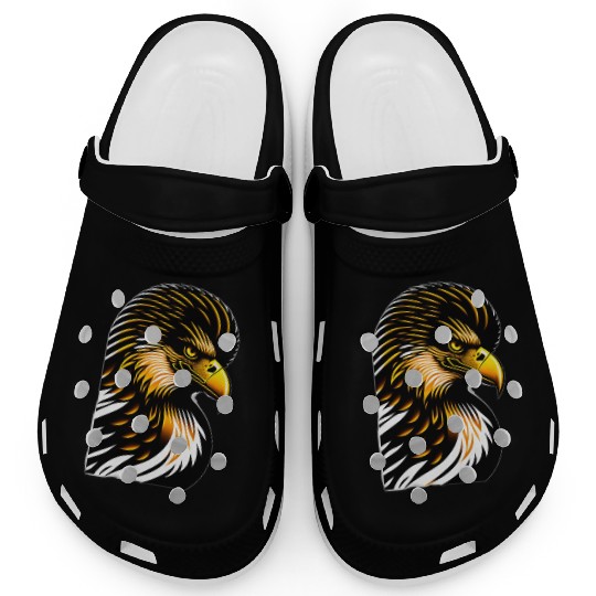 eagle logo"Strength and Freedom: The Eagle's Embra Clogs