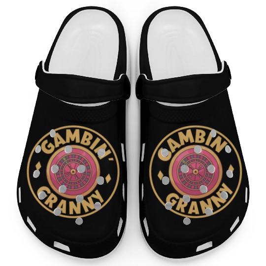 Poker Casino Poker Player Gambling Roulette Gift Clogs