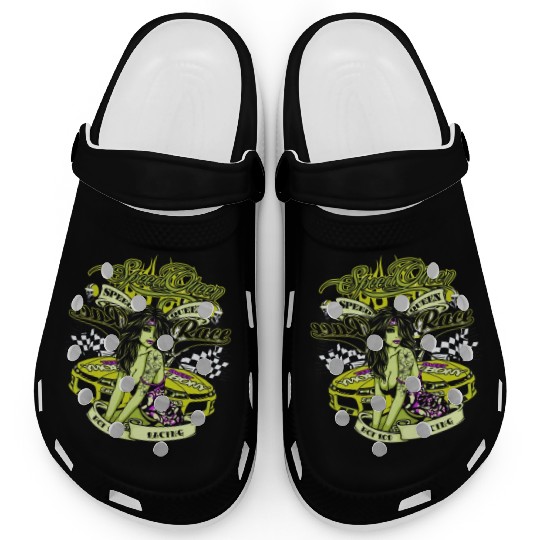 Speed Queen - Hot Rod Racing Clogs