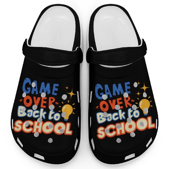 Game Over Back to School Clogs