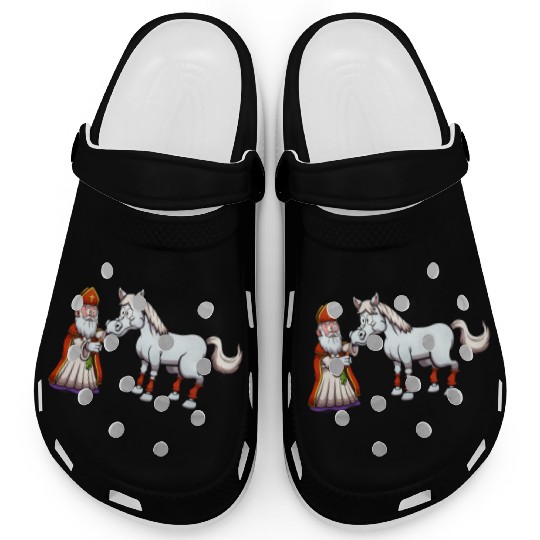 Saint Nicholas Feeding His Horse Clogs