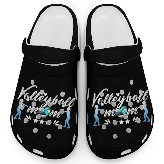 Volleyball Mom Volleyball Lover Funny Mothers Day Clogs