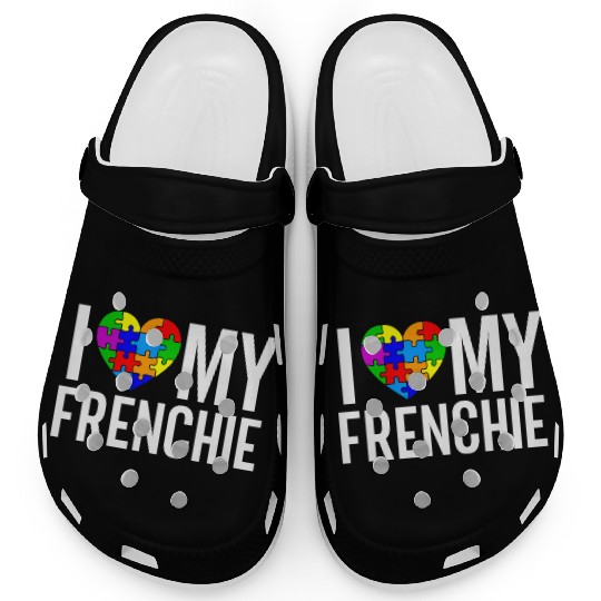 I Love My Frenchie Clogs