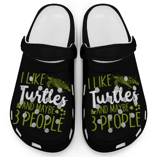 Sea Turtle Tortoise I Like Turtles Clogs