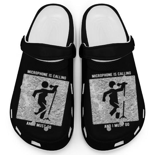 Vocalist Microphone is Calling Singer Clogs