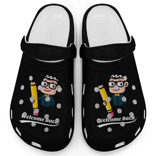 Welcome Back To School Clogs