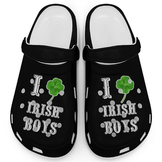 Shiny Saint Patrick s Day Shamrock Rhinestone Clogs