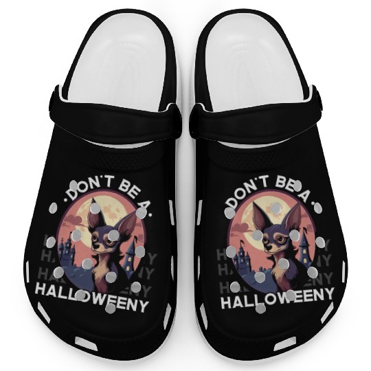 Chihuahua Halloween Puppy Trick Or Treat Dog Lover Clogs