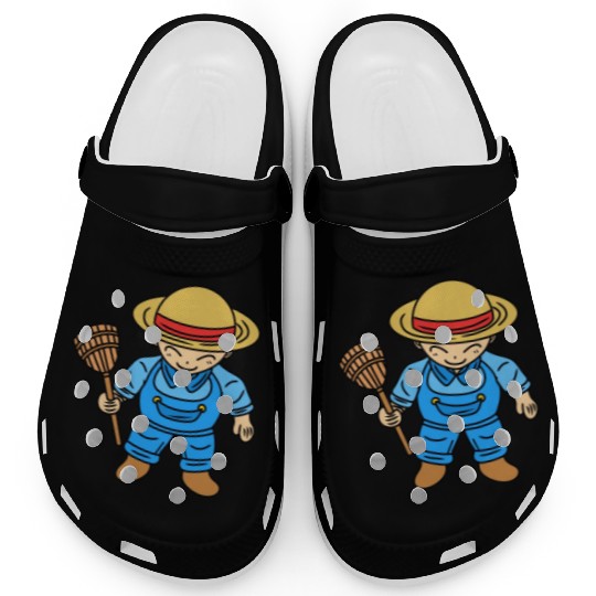 Cute Chibi Farmer Boy Clogs
