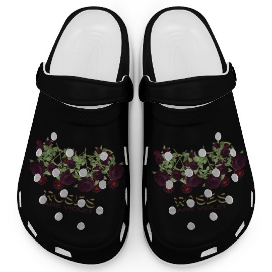 Roses are violet! Clogs