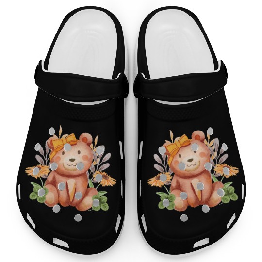 summer pink natures Clogs