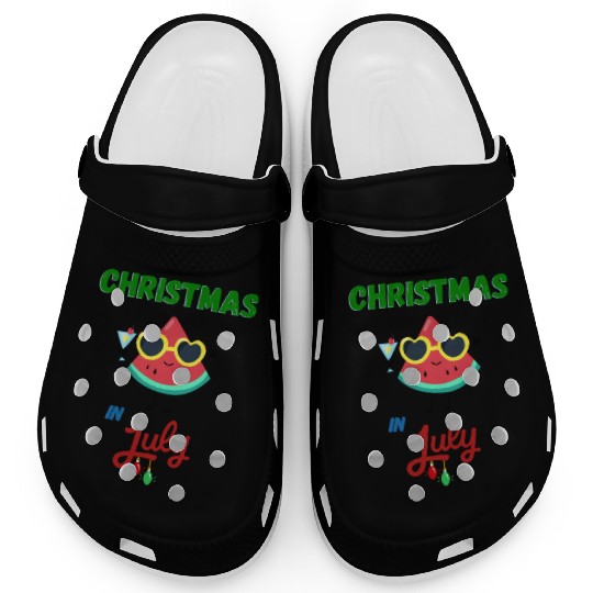 christmas in july cute watermelon Clogs for summer